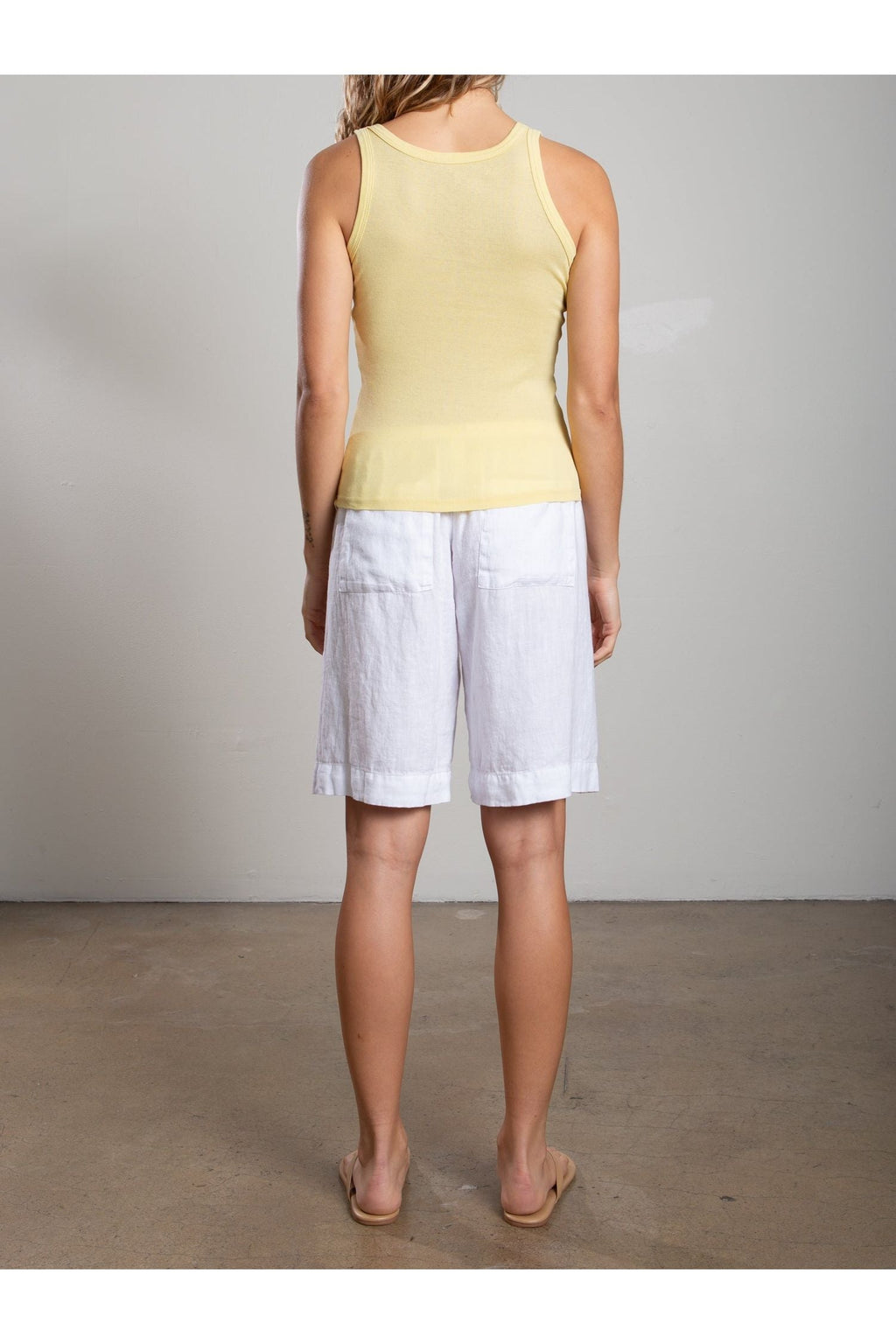 Pharaoh Jem Short in Heritage Linen - Butter