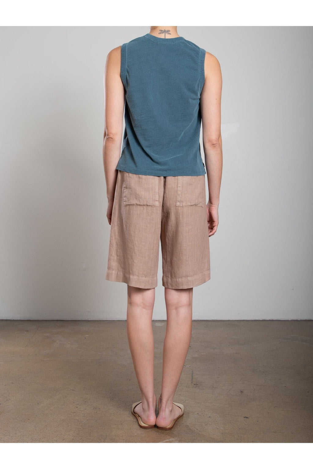 Pharaoh Jem Short in Heritage Linen - Butter