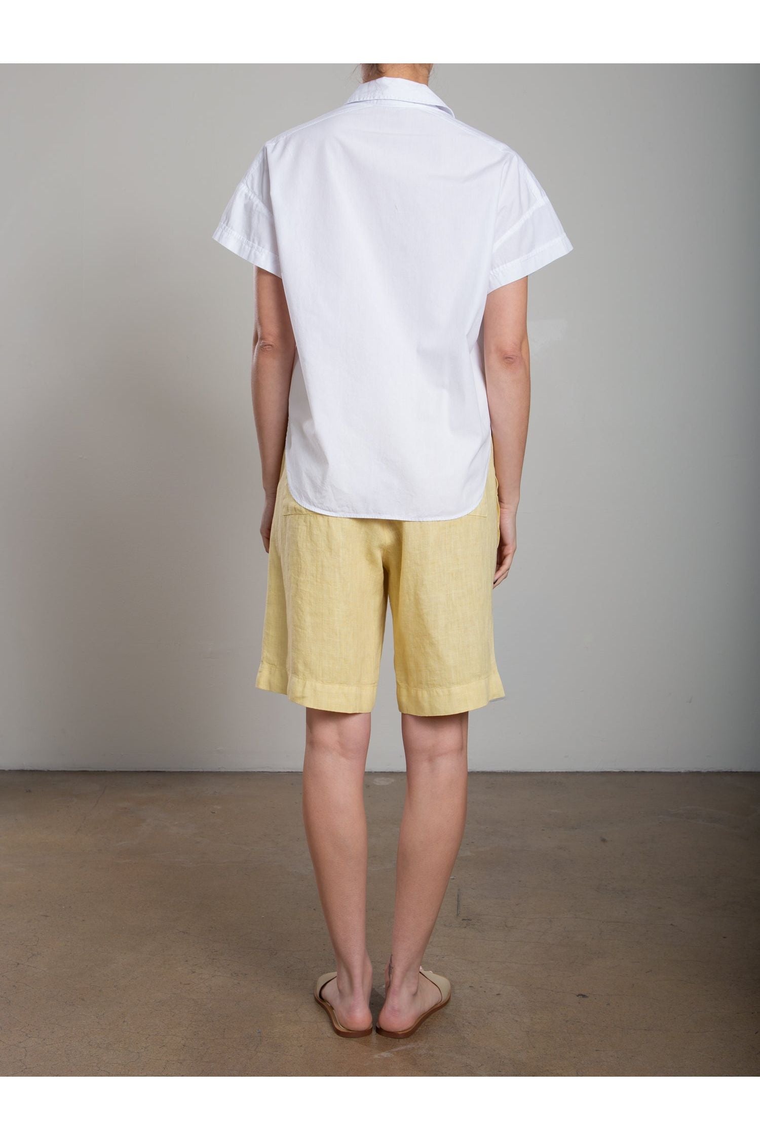 Pharaoh Jem Short in Heritage Linen - Butter