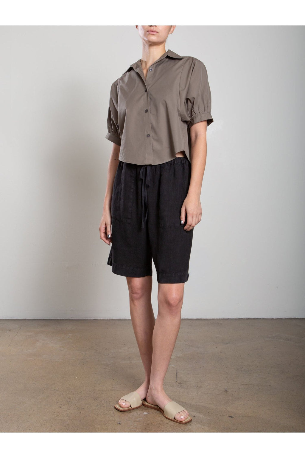 Pharaoh Jem Short in Heritage Linen - Butter
