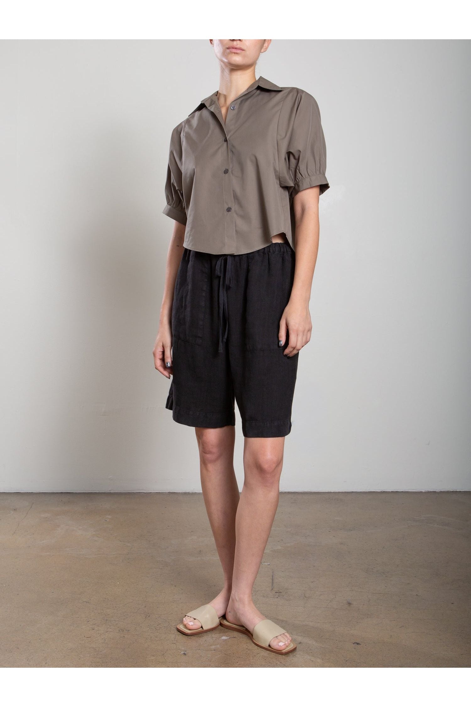 Pharaoh Jem Short in Heritage Linen - Butter
