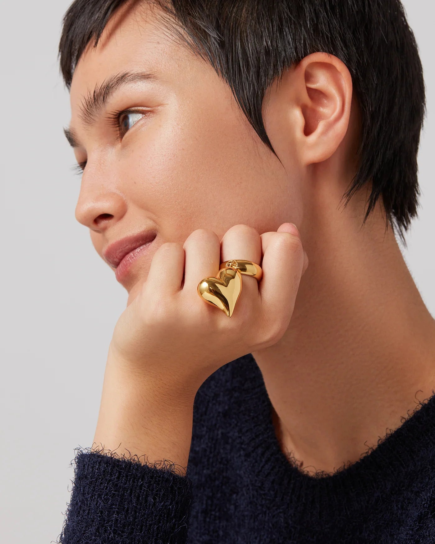 Jenny Bird Art Heart Ring
