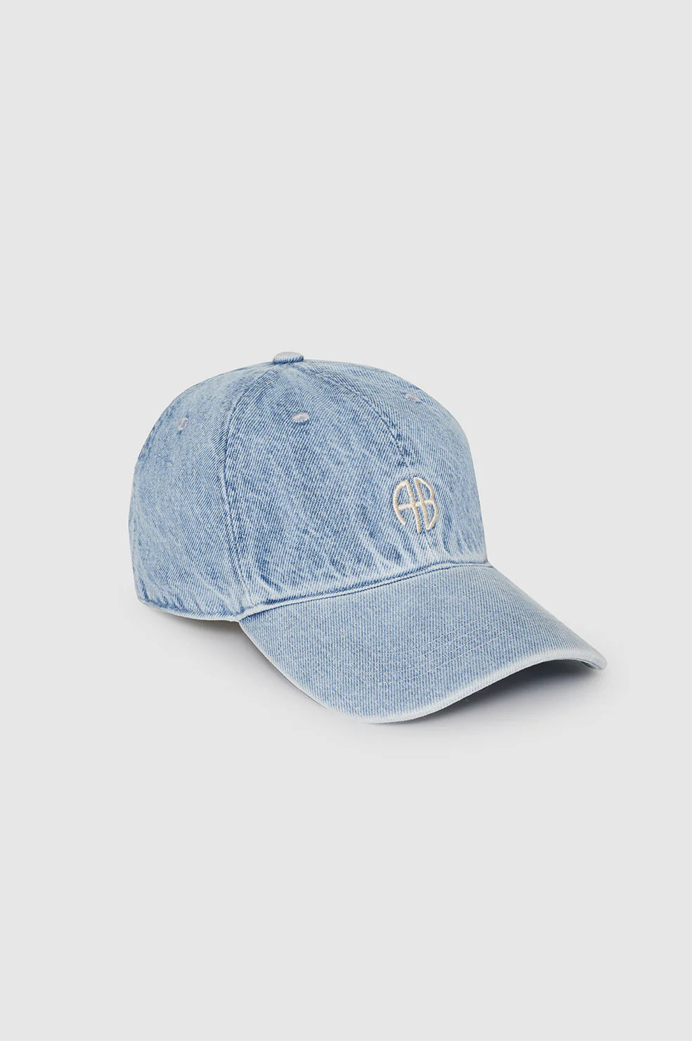 Anine Bing Jeremy Baseball Cap AB - Bleached Blue Denim