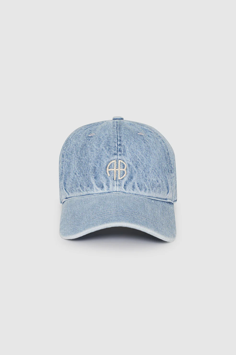 Anine Bing Jeremy Baseball Cap AB - Bleached Blue Denim