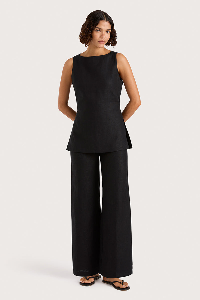 Faithfull The Brand Joan Top - Black