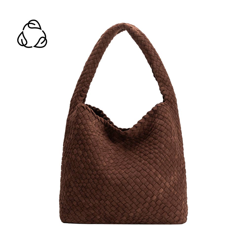 Melie Bianco Johanna Vegan Suede Shoulder Bag