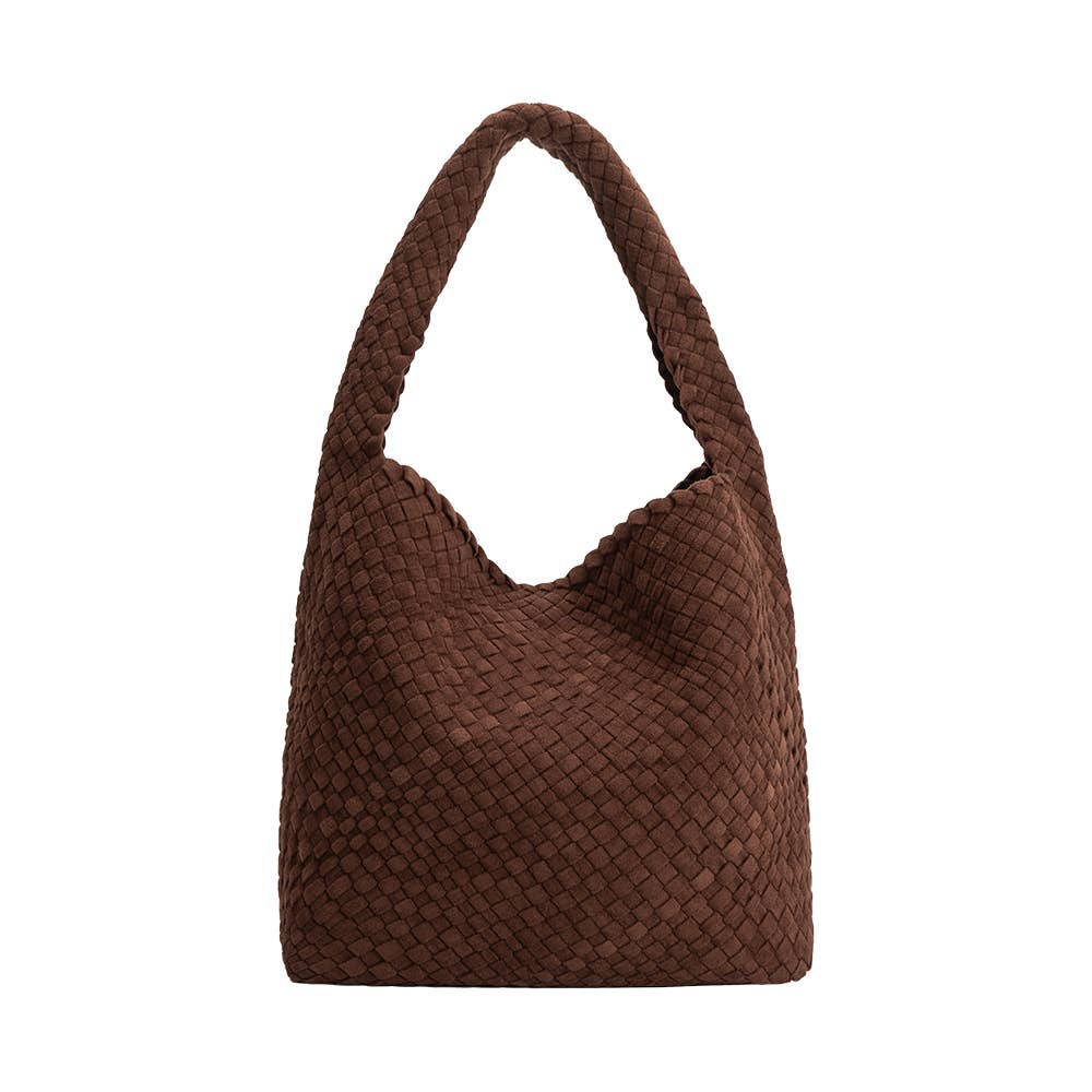 Melie Bianco Johanna Vegan Suede Shoulder Bag