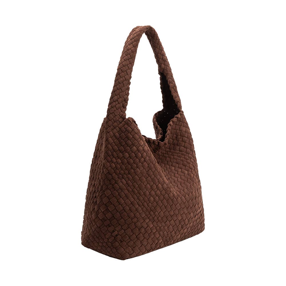 Melie Bianco Johanna Vegan Suede Shoulder Bag