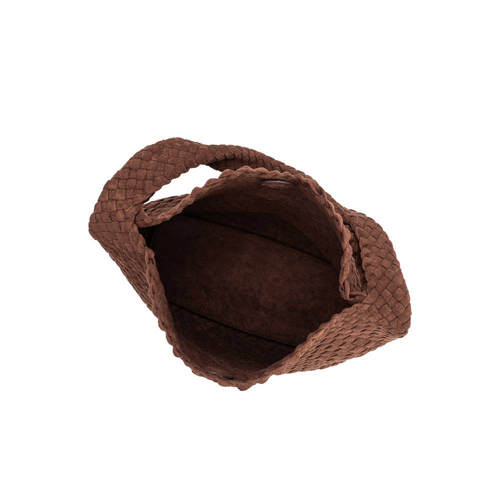 Melie Bianco Johanna Vegan Suede Shoulder Bag