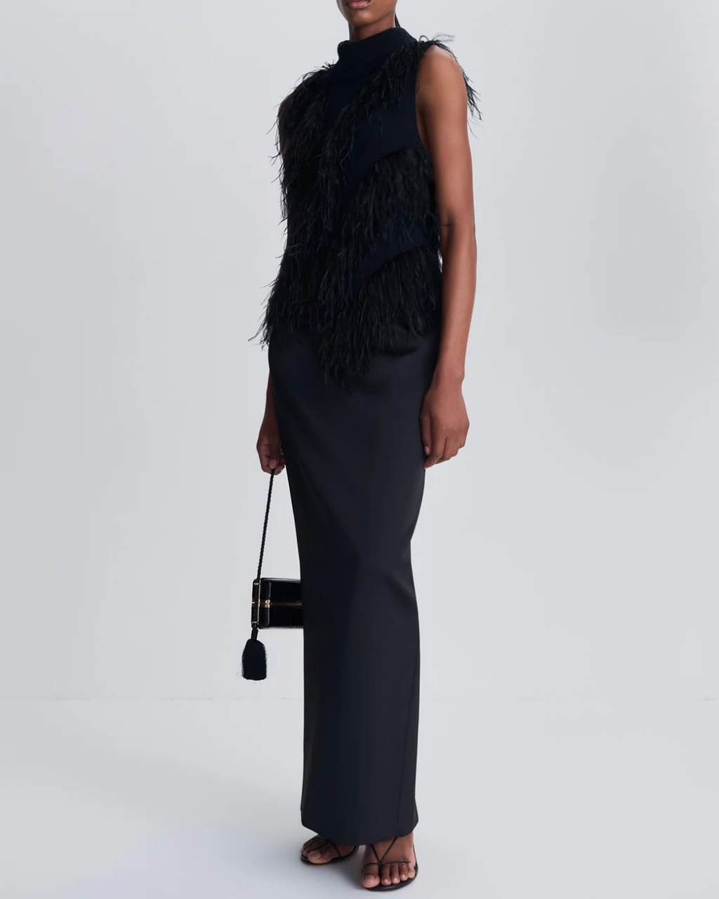 Jonathan Simkhai Elinor Sleeveless Top - Black