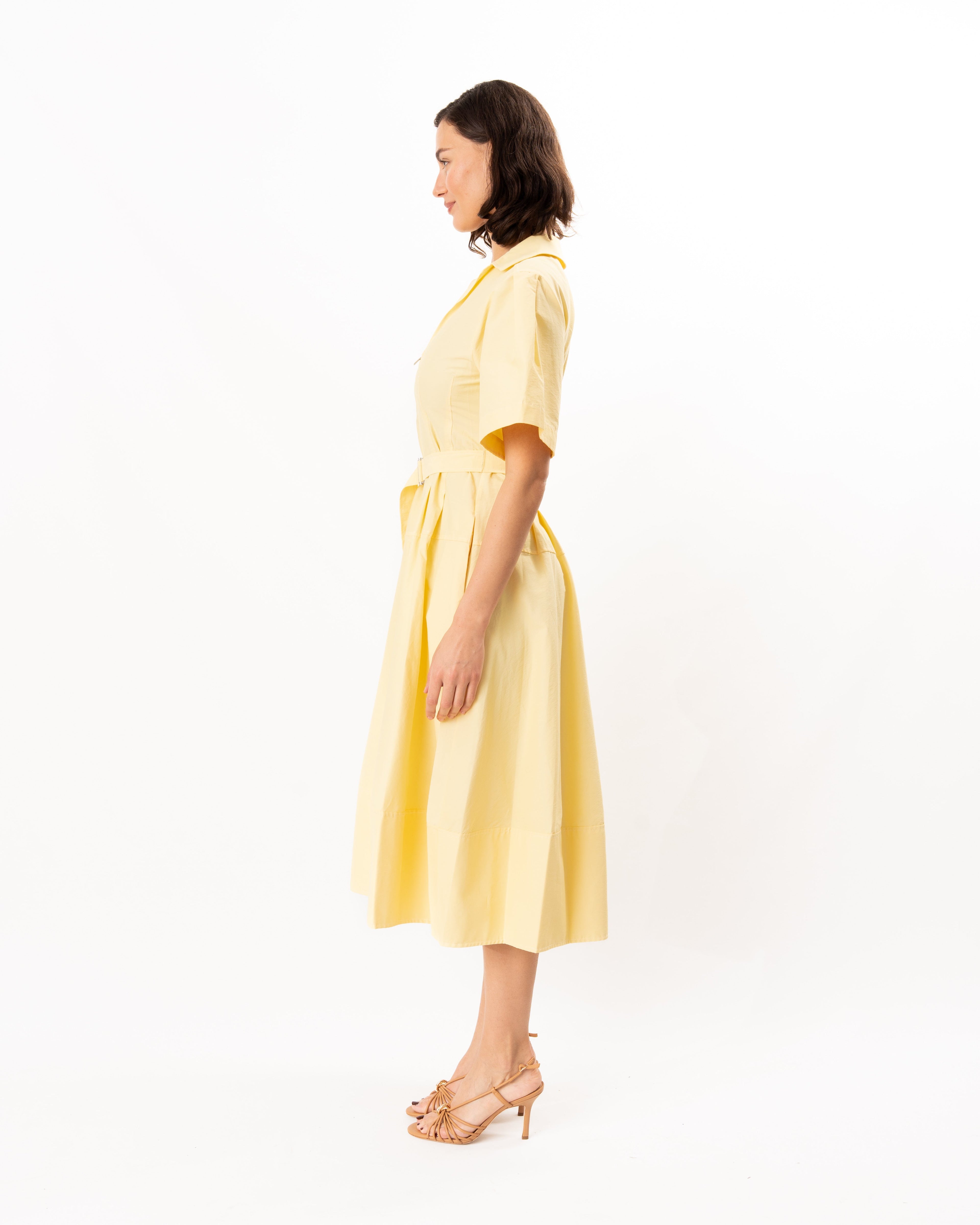 Jonathan Simkhai Meridith Cotton Midi Dress - Buttercream