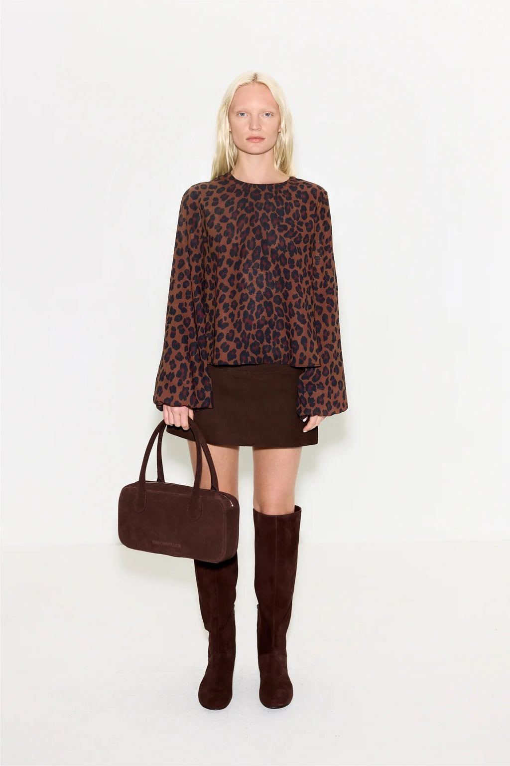 Simon Miller Joplin Chiffon Top - Leopard