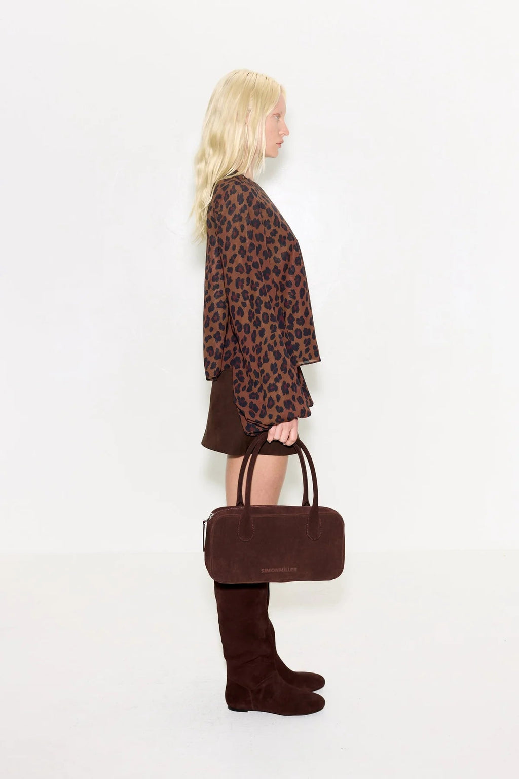 Simon Miller Joplin Chiffon Top - Leopard
