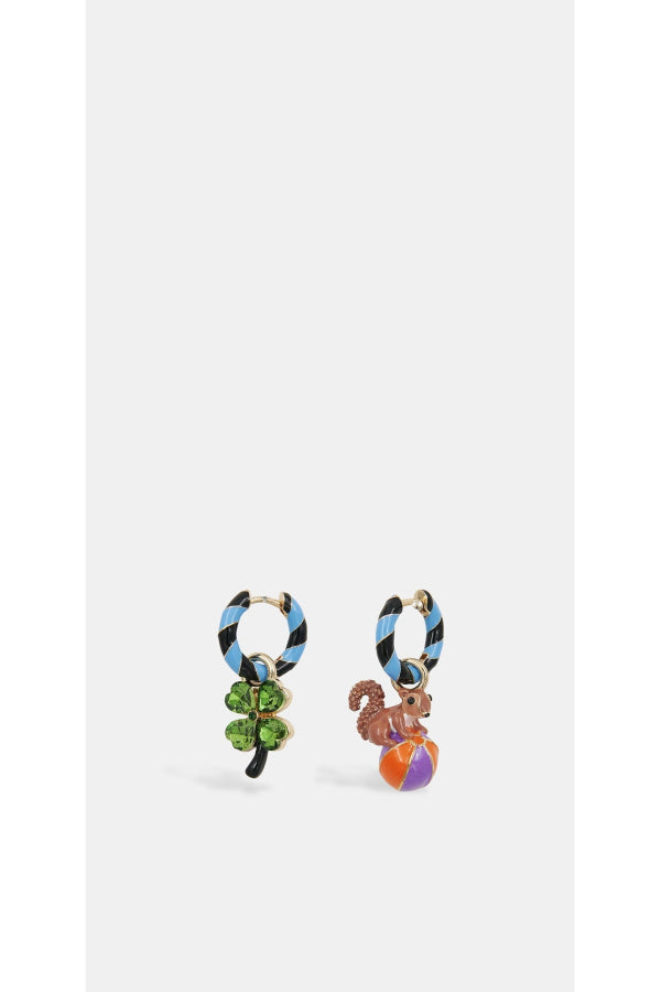 Essentiel Antwerp Jover Earrings With Charms - Combo1 Quiet Pool
