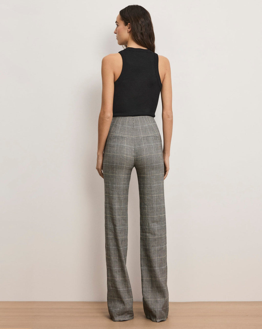 Veronica Beard Jude Linen Wide-Leg Pant