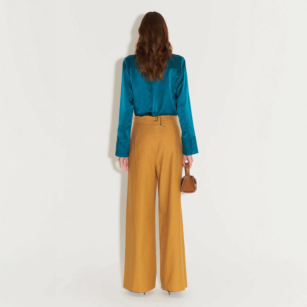 Hansen & Gretel Jules Collared Shirt - Jewel Teal
