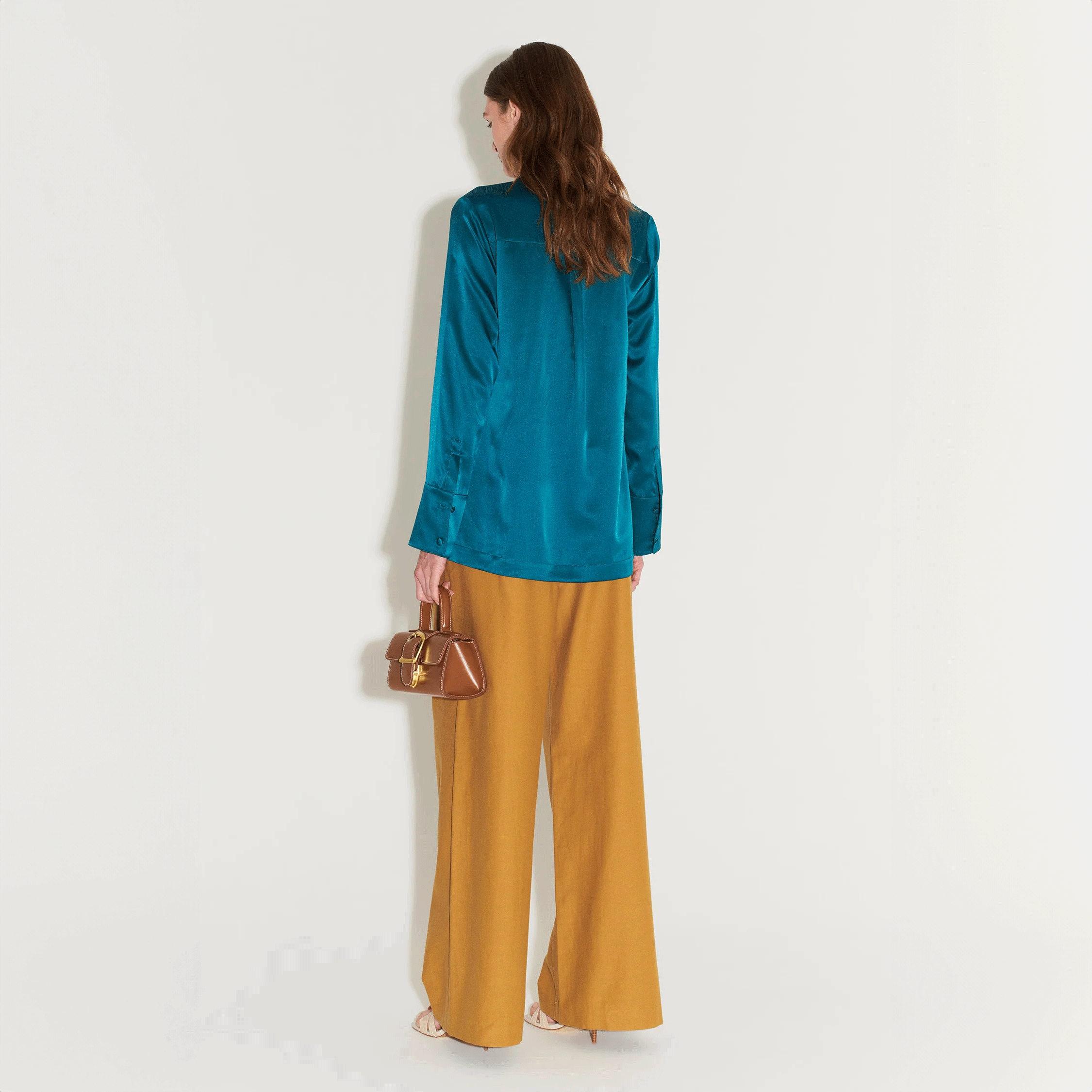Hansen & Gretel Jules Collared Shirt - Jewel Teal