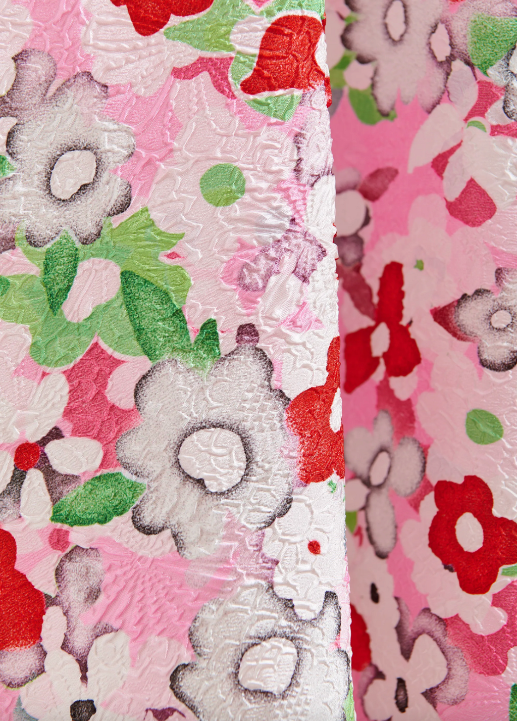 Essentiel Antwerp Julianne Floral Jacquard Midi Skirt