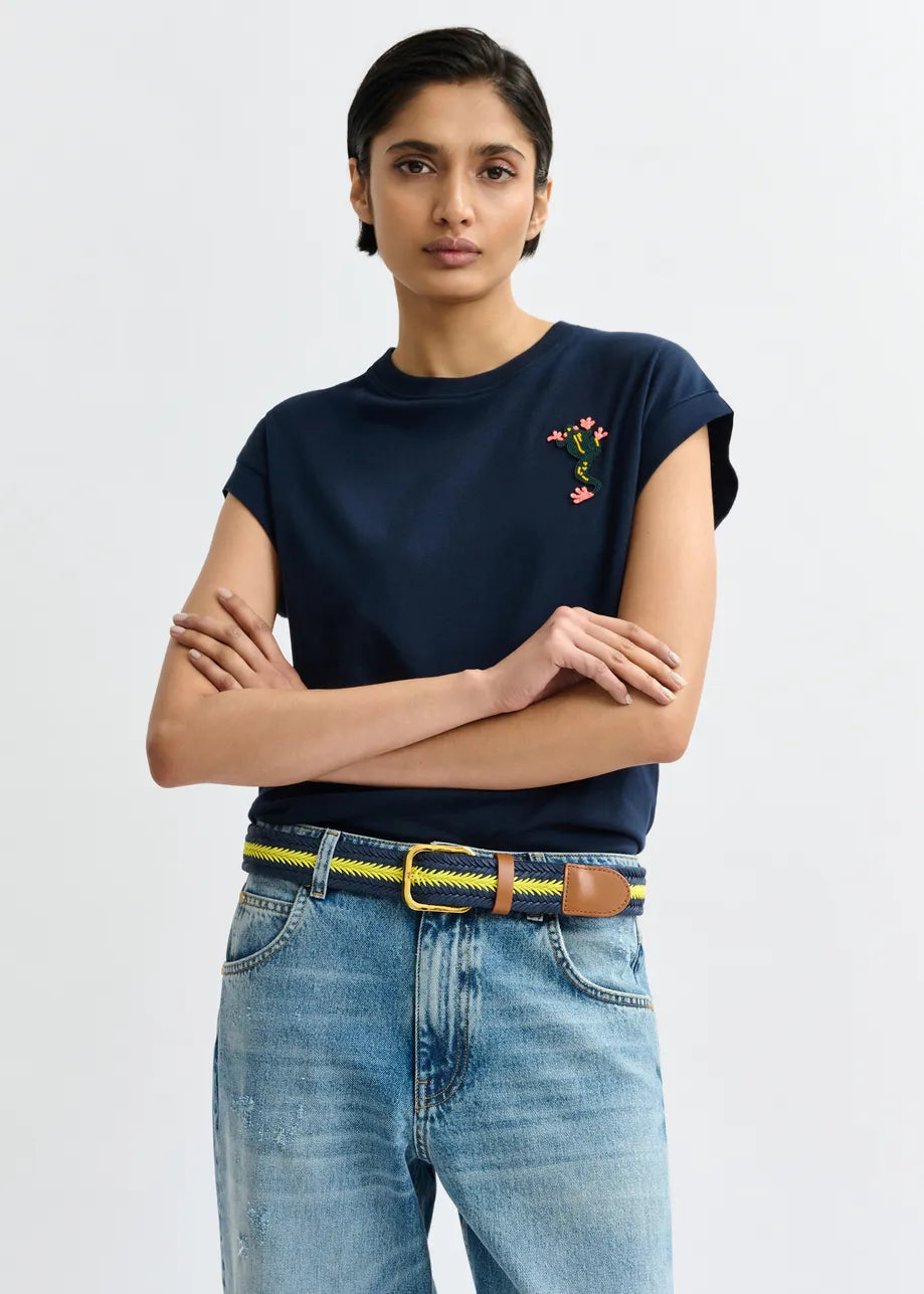 Essentiel Antwerp Jungala Embroidered T-Shirt