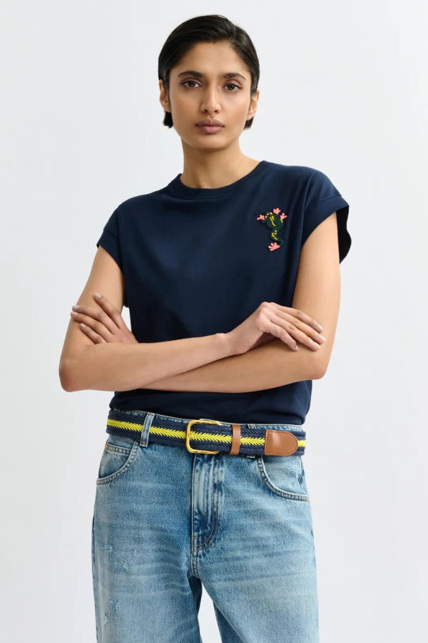 Essentiel Antwerp Jungala Embroidered T-Shirt