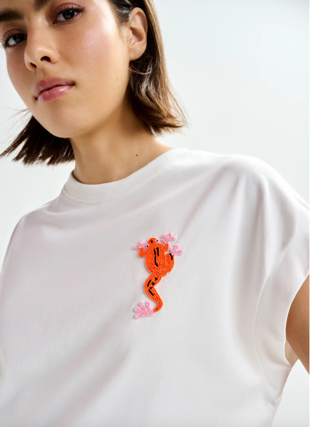 Essentiel Antwerp Jungala Embroidered T-Shirt