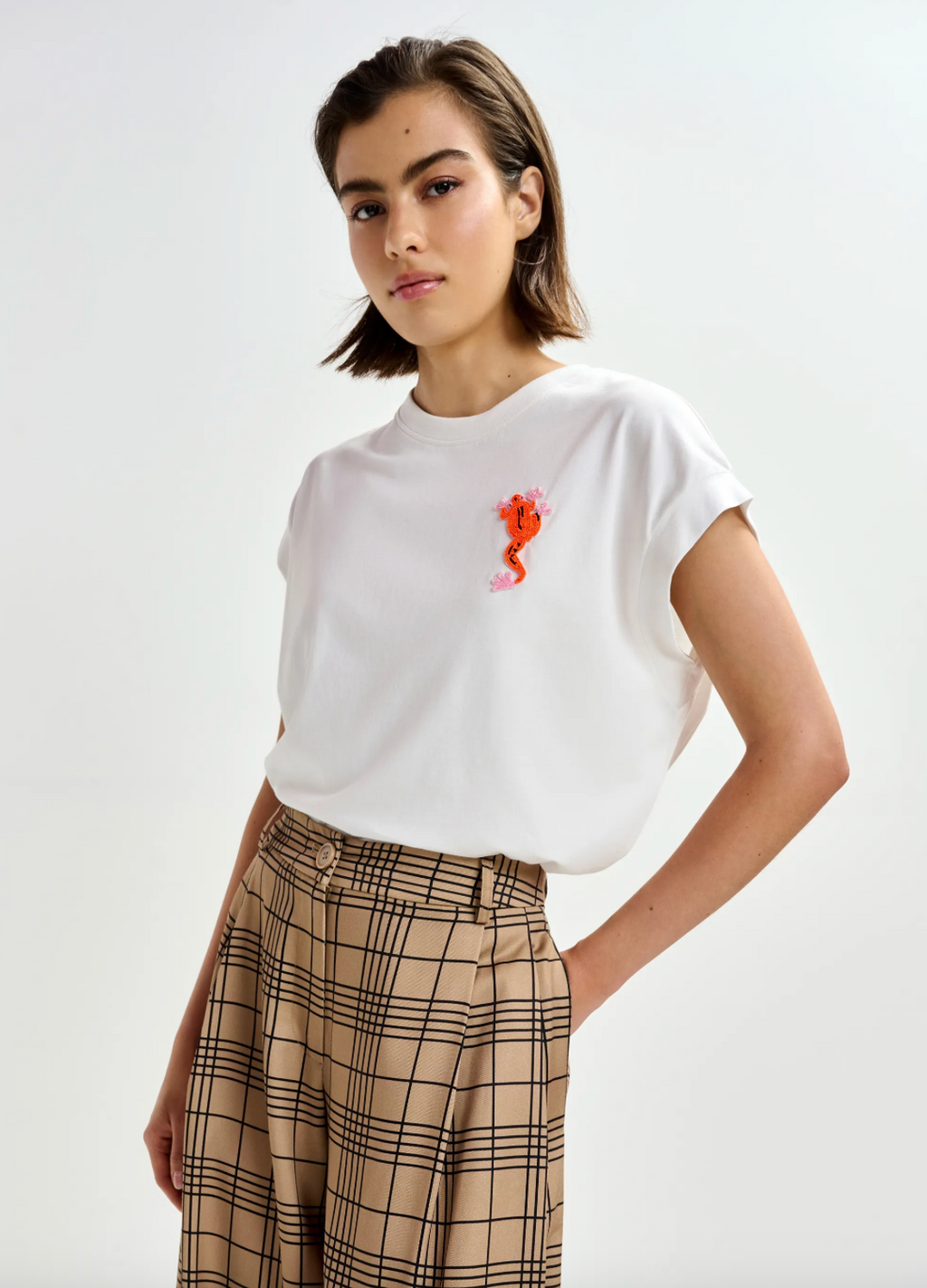 Essentiel Antwerp Jungala Embroidered T-Shirt