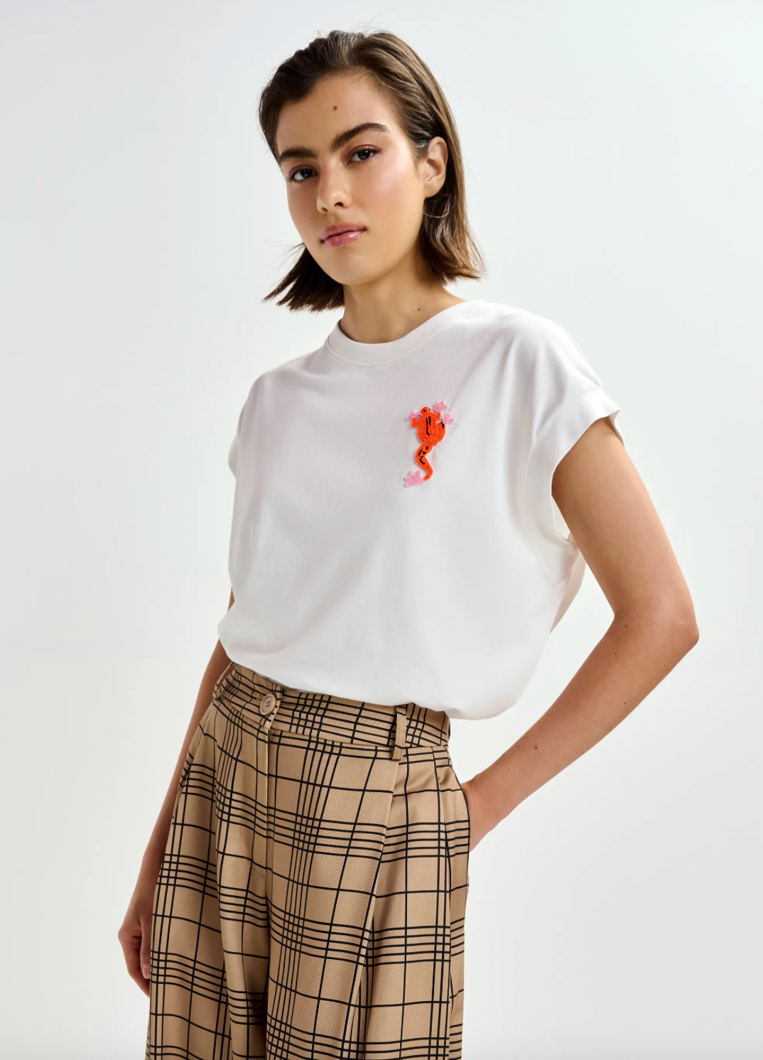 Essentiel Antwerp Jungala Embroidered T-Shirt