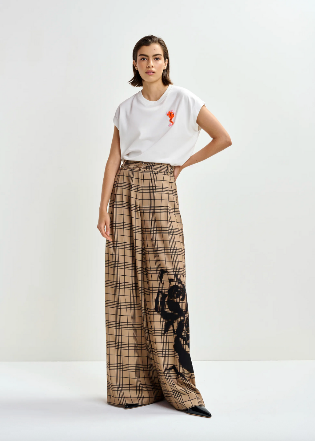 Essentiel Antwerp Jungala Embroidered T-Shirt