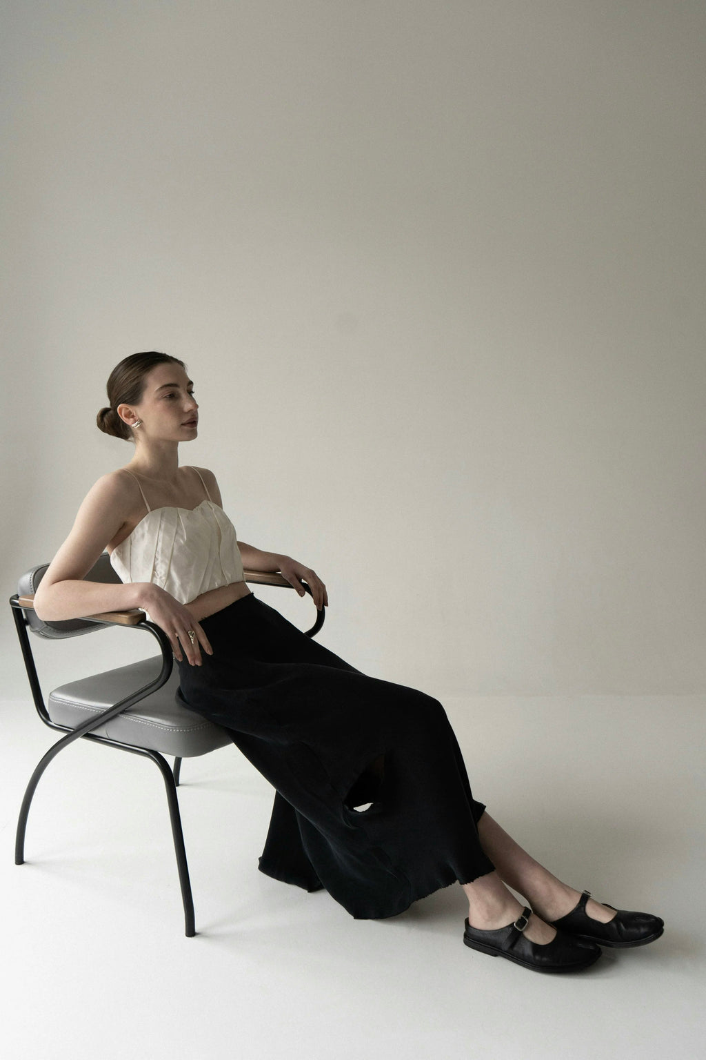 K M by L A N G E Pivnich Cupro Skirt