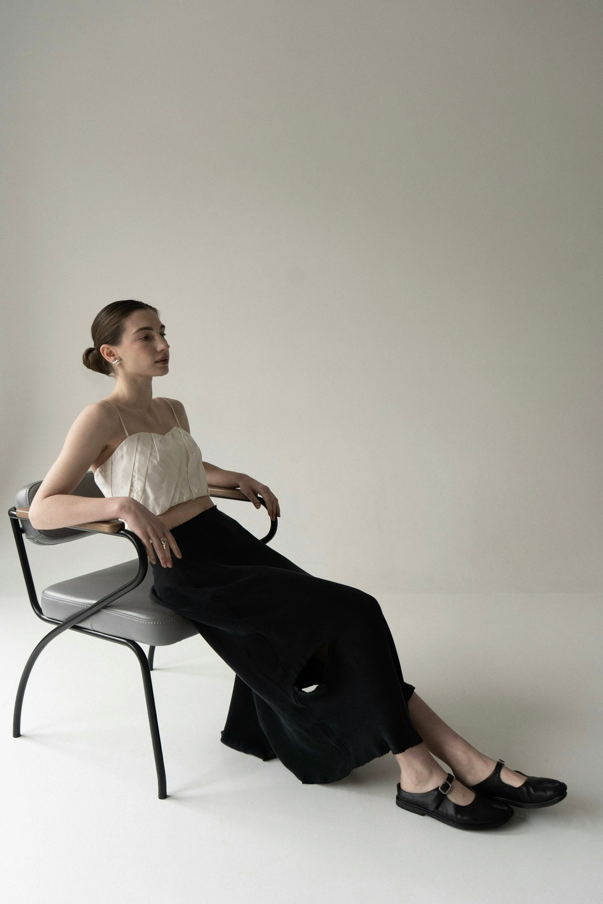 K M by L A N G E Pivnich Cupro Skirt