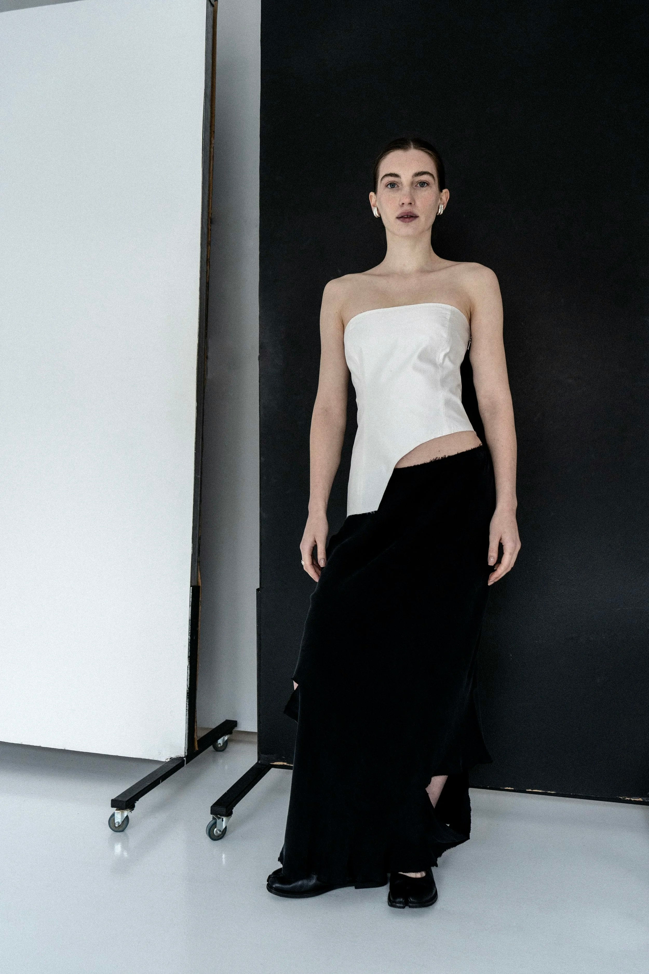 K M by L A N G E Pivnich Cupro Skirt