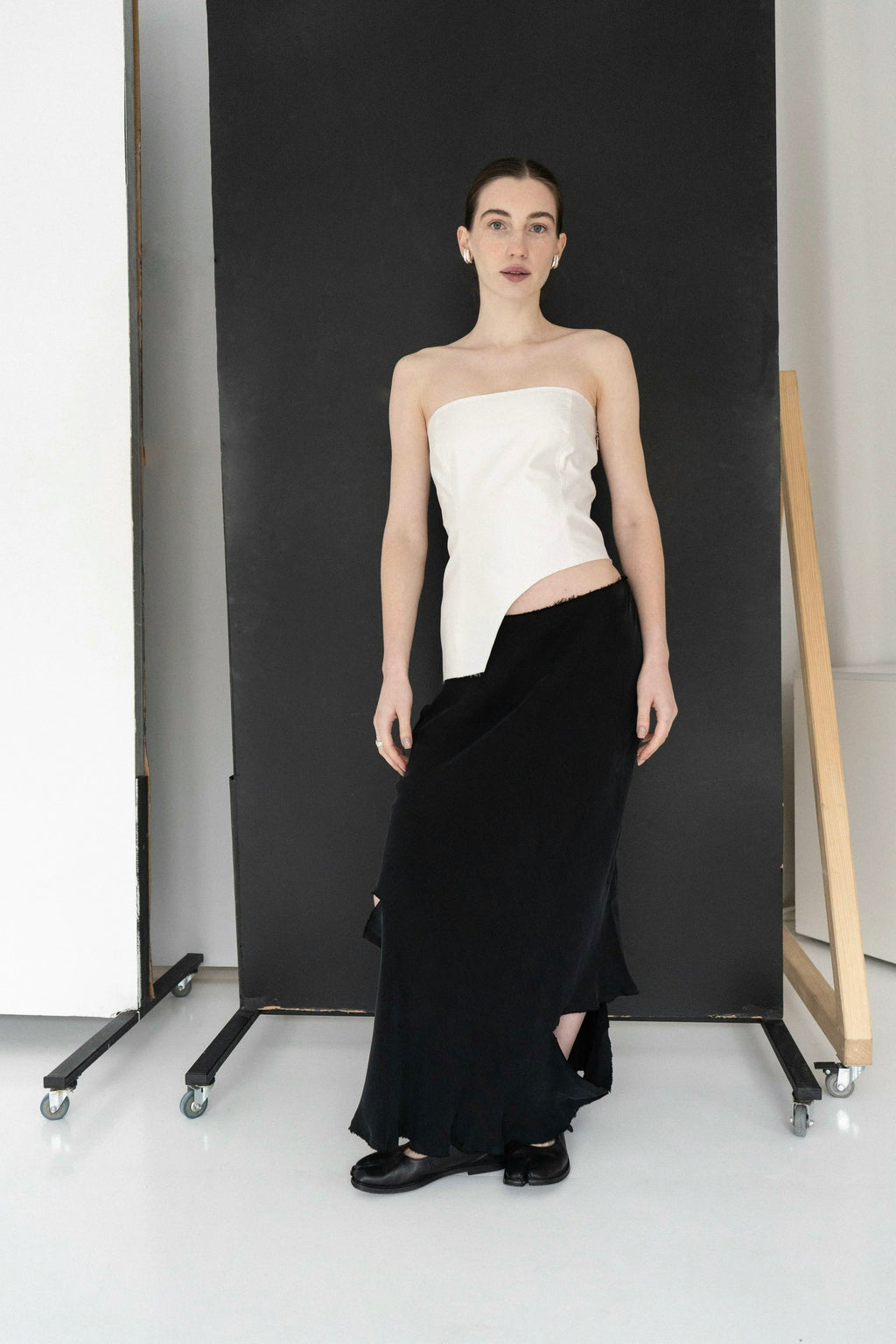 K M by L A N G E Pivnich Cupro Skirt