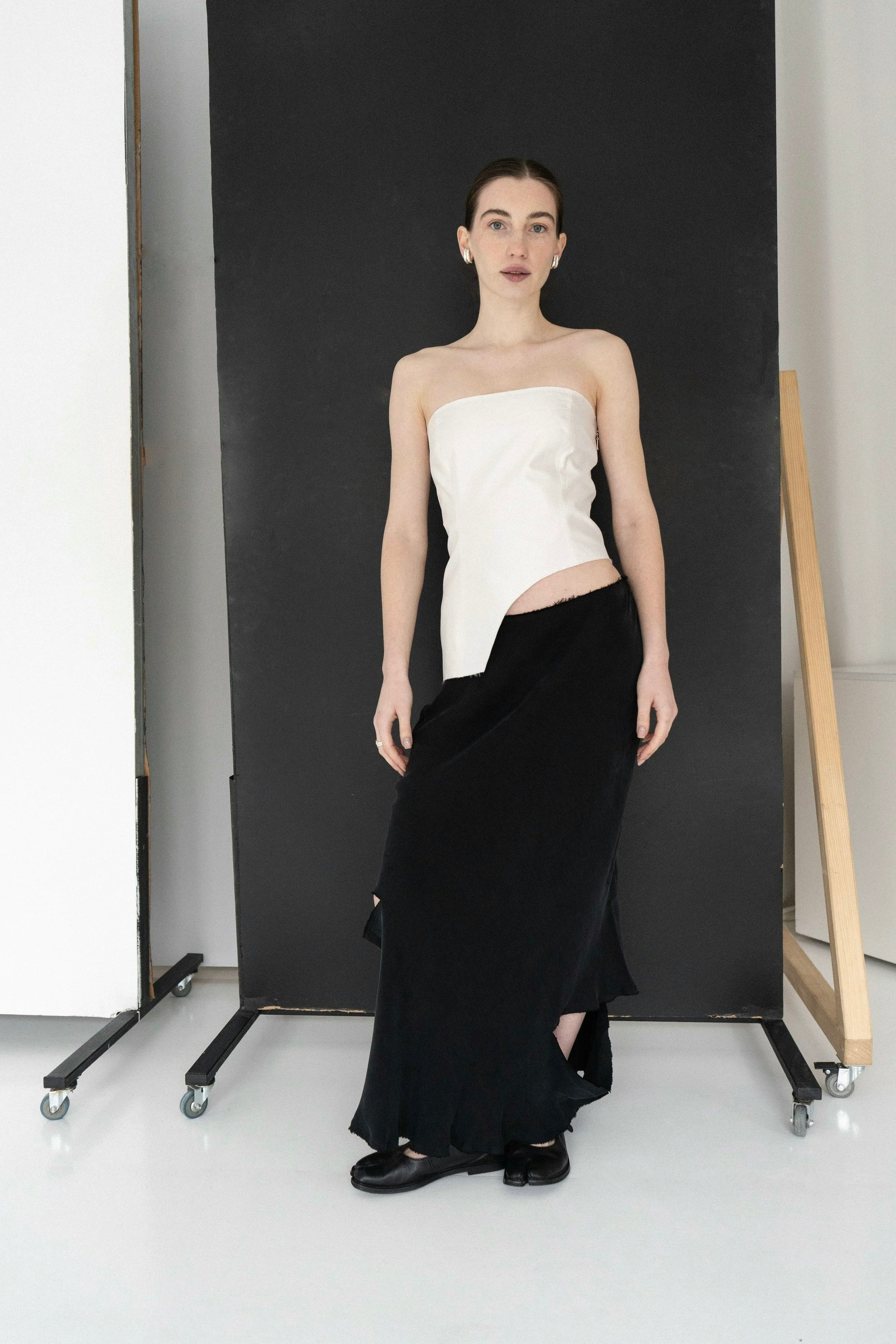 K M by L A N G E Pivnich Cupro Skirt