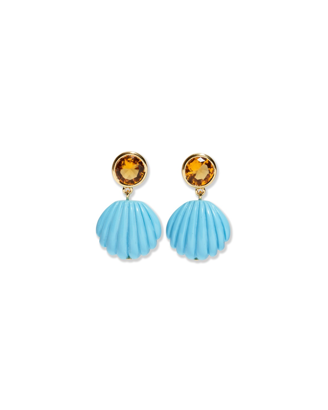 Lizzie Fortunato Kai Earrings - Pool