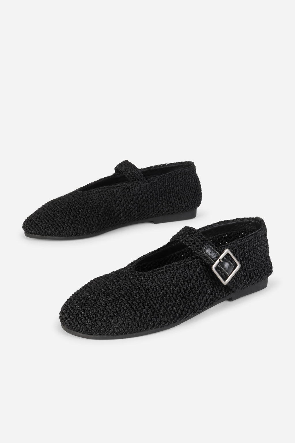 INTENTIONALLY __________. Kail Knit Woven Mary Jane Flat
