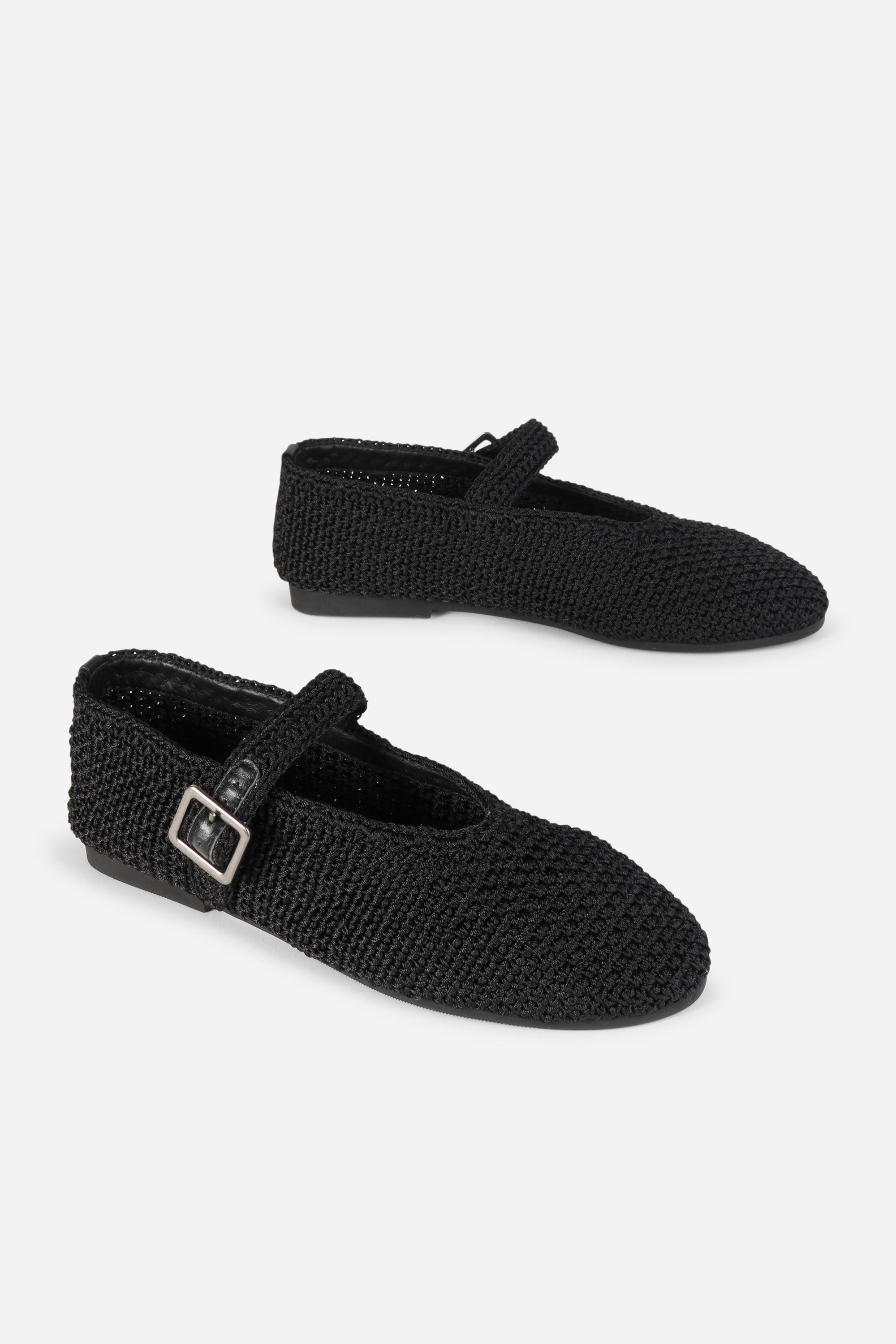 INTENTIONALLY __________. Kail Knit Woven Mary Jane Flat