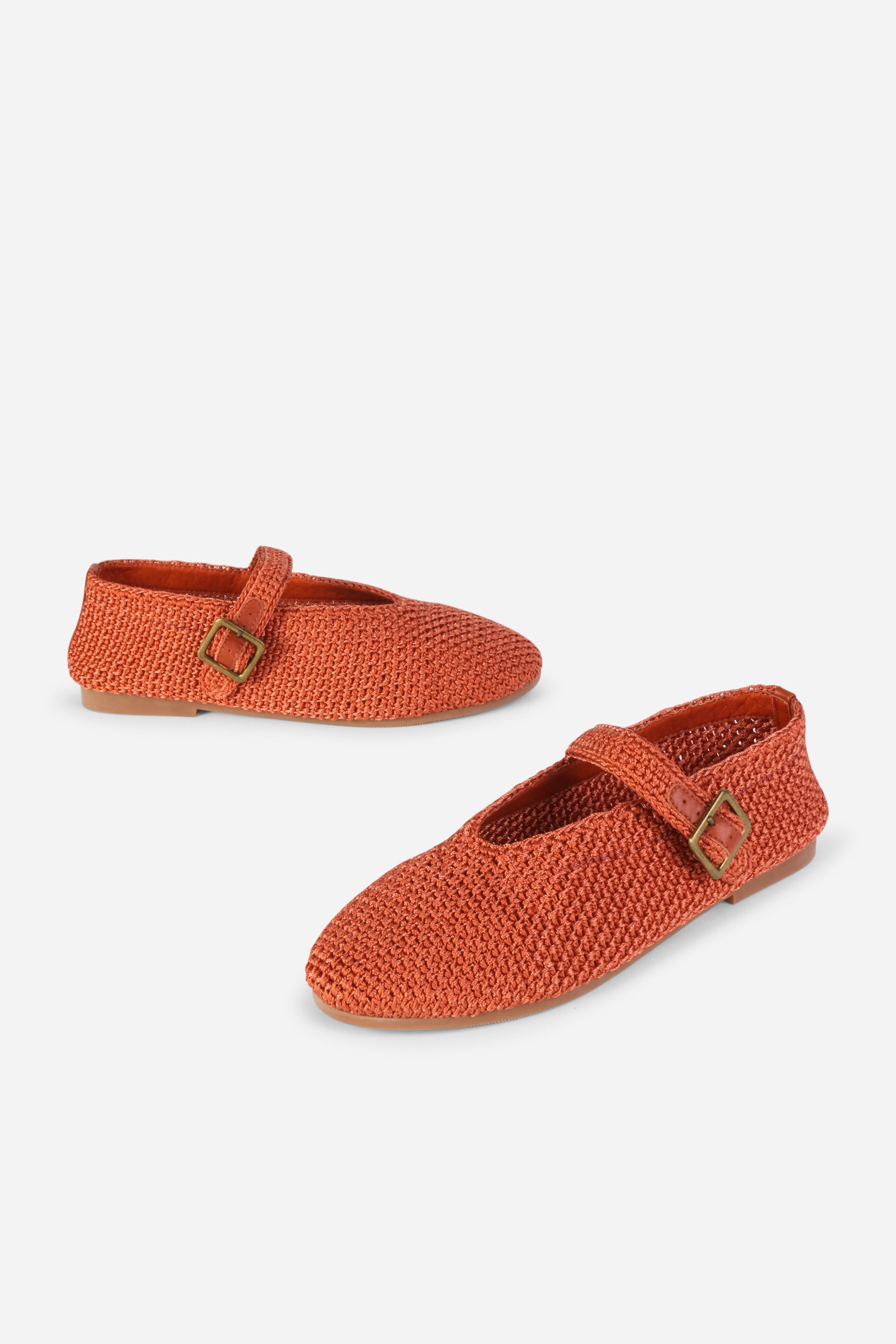 INTENTIONALLY __________. Kail Knit Woven Mary Jane Flat