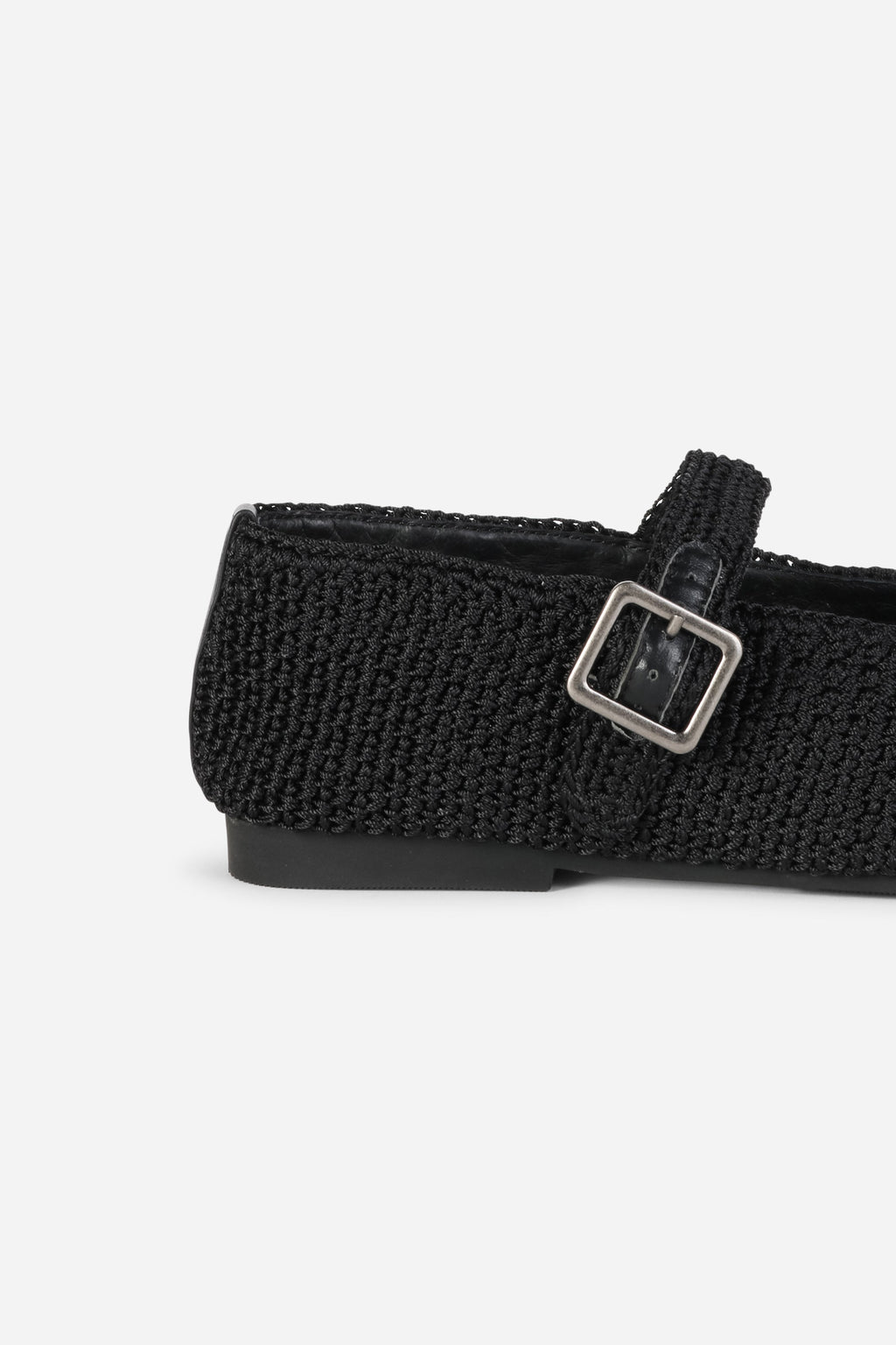 INTENTIONALLY __________. Kail Knit Woven Mary Jane Flat