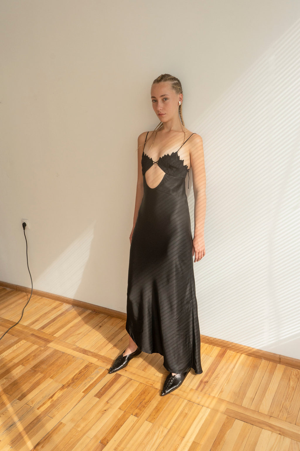 K M by L A N G E Kalyna Viscose Dress - Black