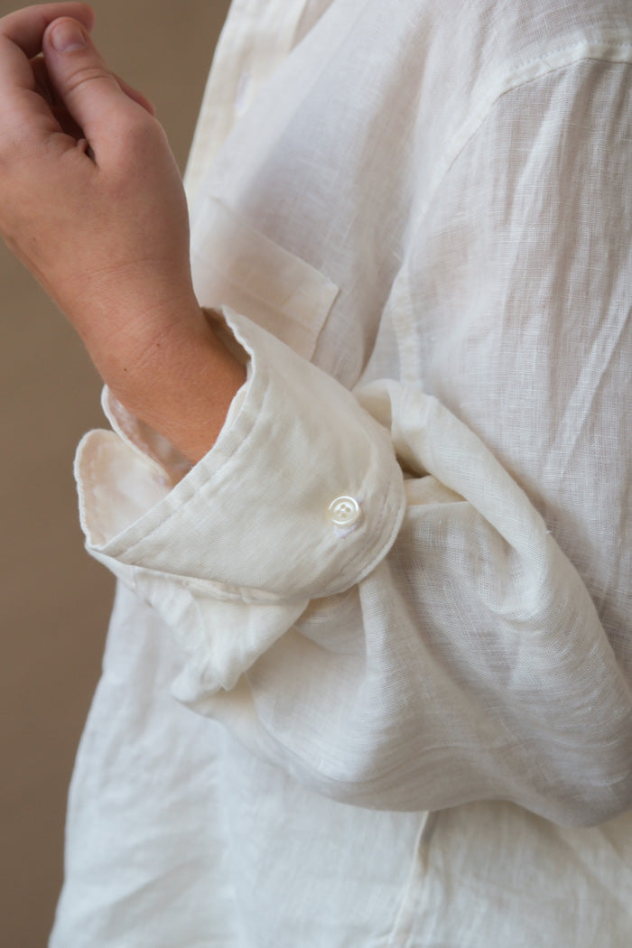 Citizens of Humanity Kayla Shrunken Shirt - Vanilla