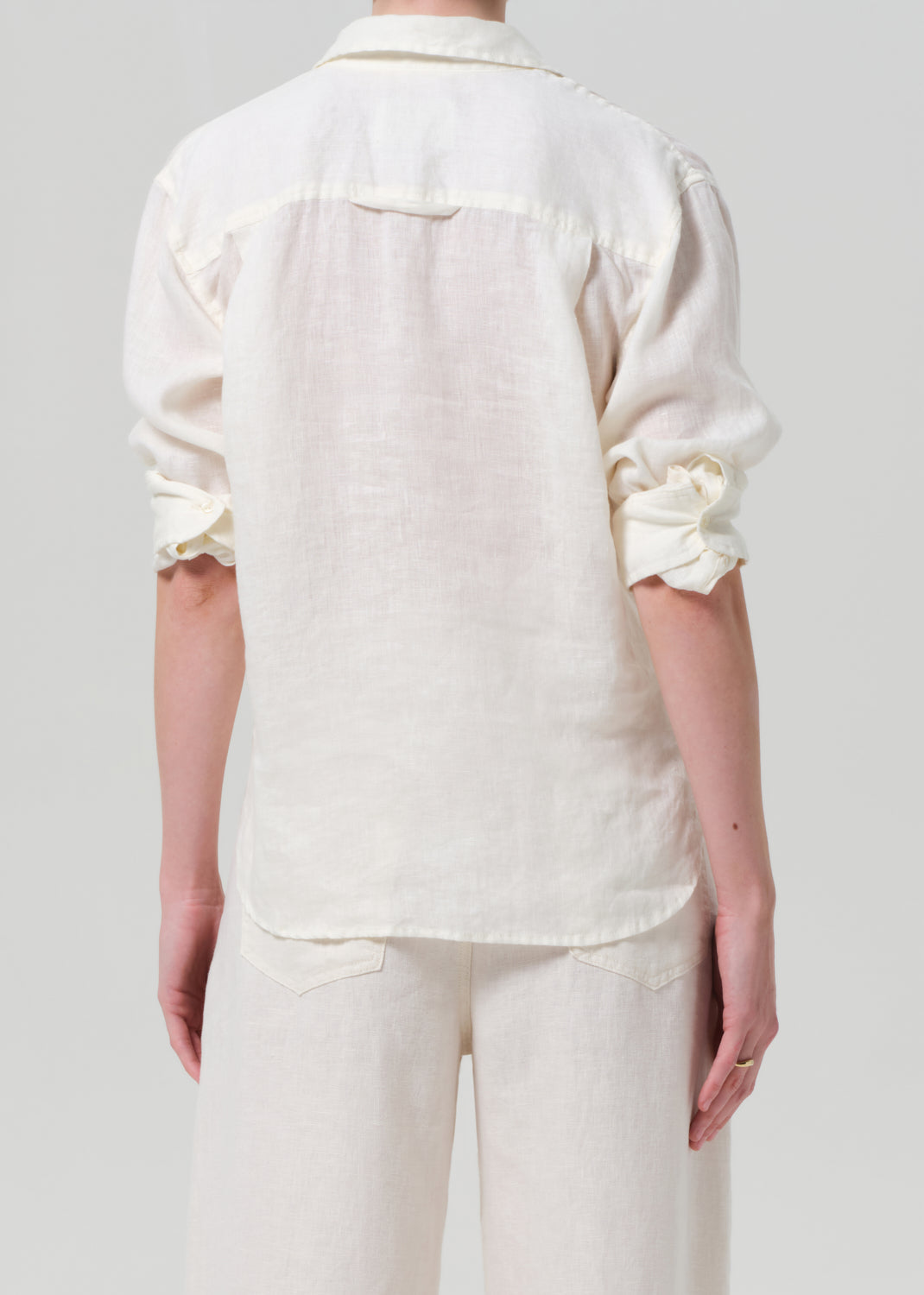 Citizens of Humanity Kayla Shrunken Shirt - Vanilla