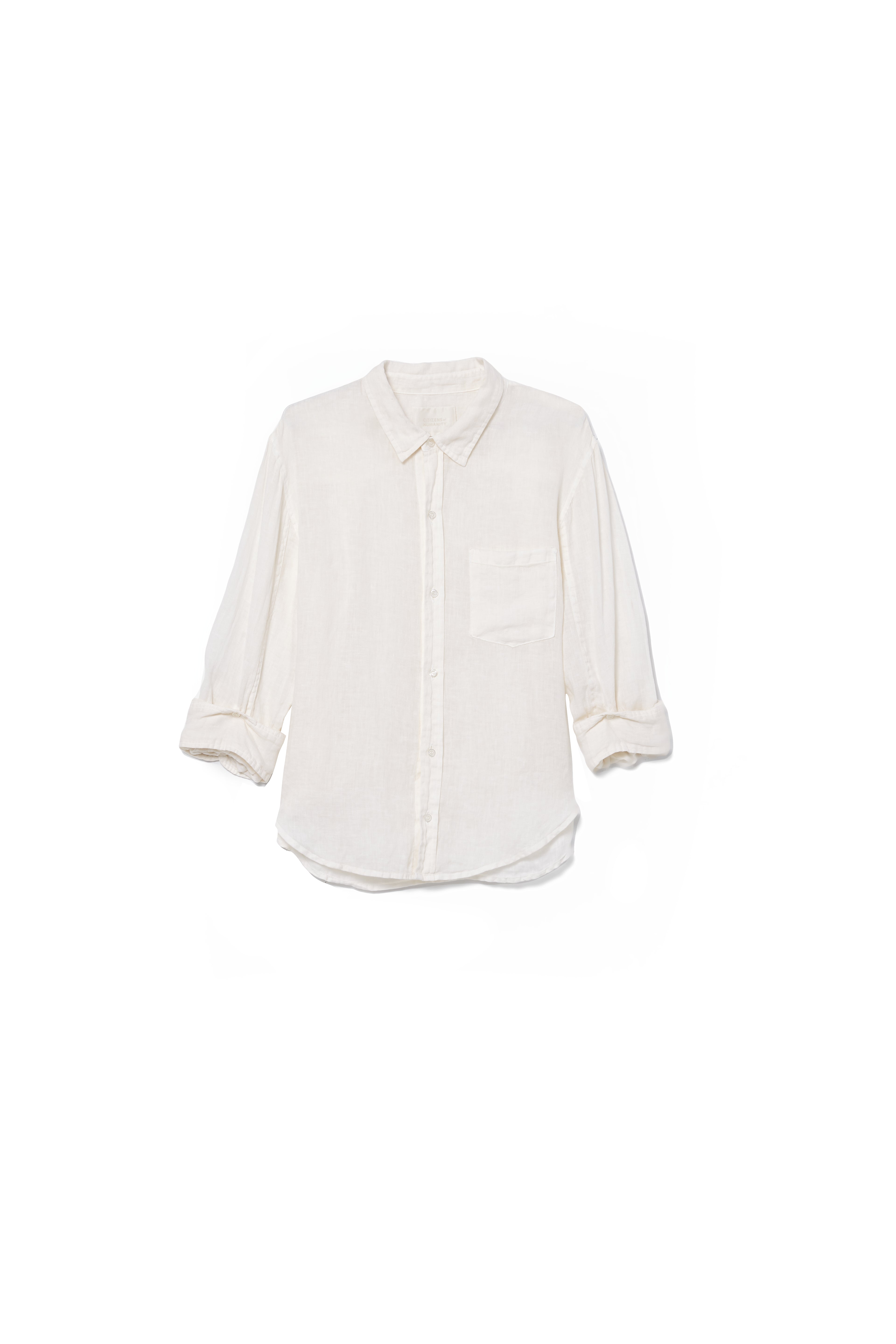 Citizens of Humanity Kayla Shrunken Shirt - Vanilla