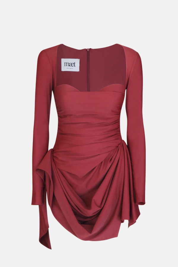 Maet Kilah Mini Dress - Red