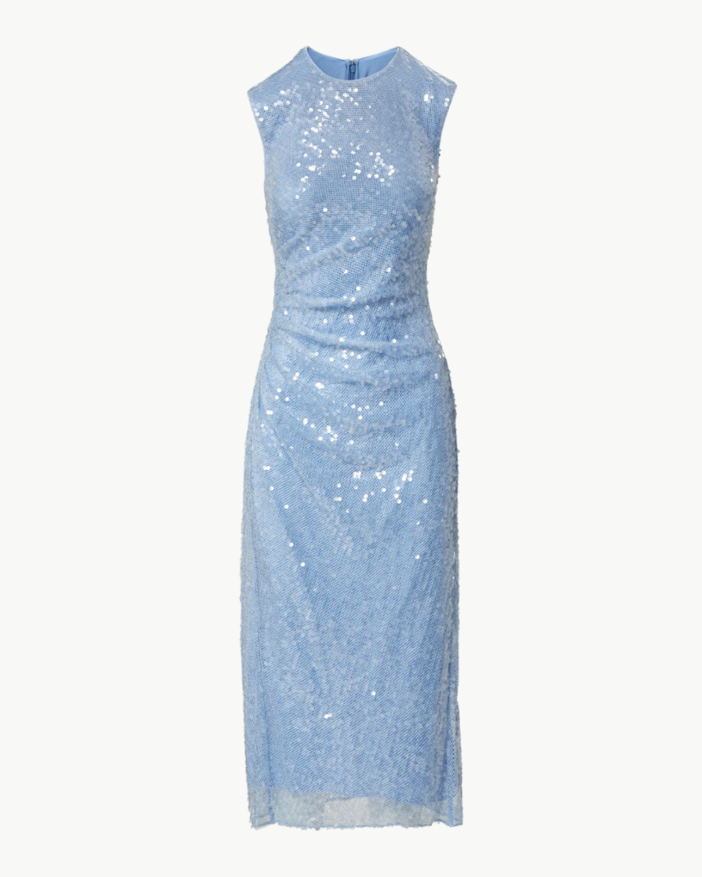 Veronica Beard Kimberly Sequin Midi Dress - Blue Jay
