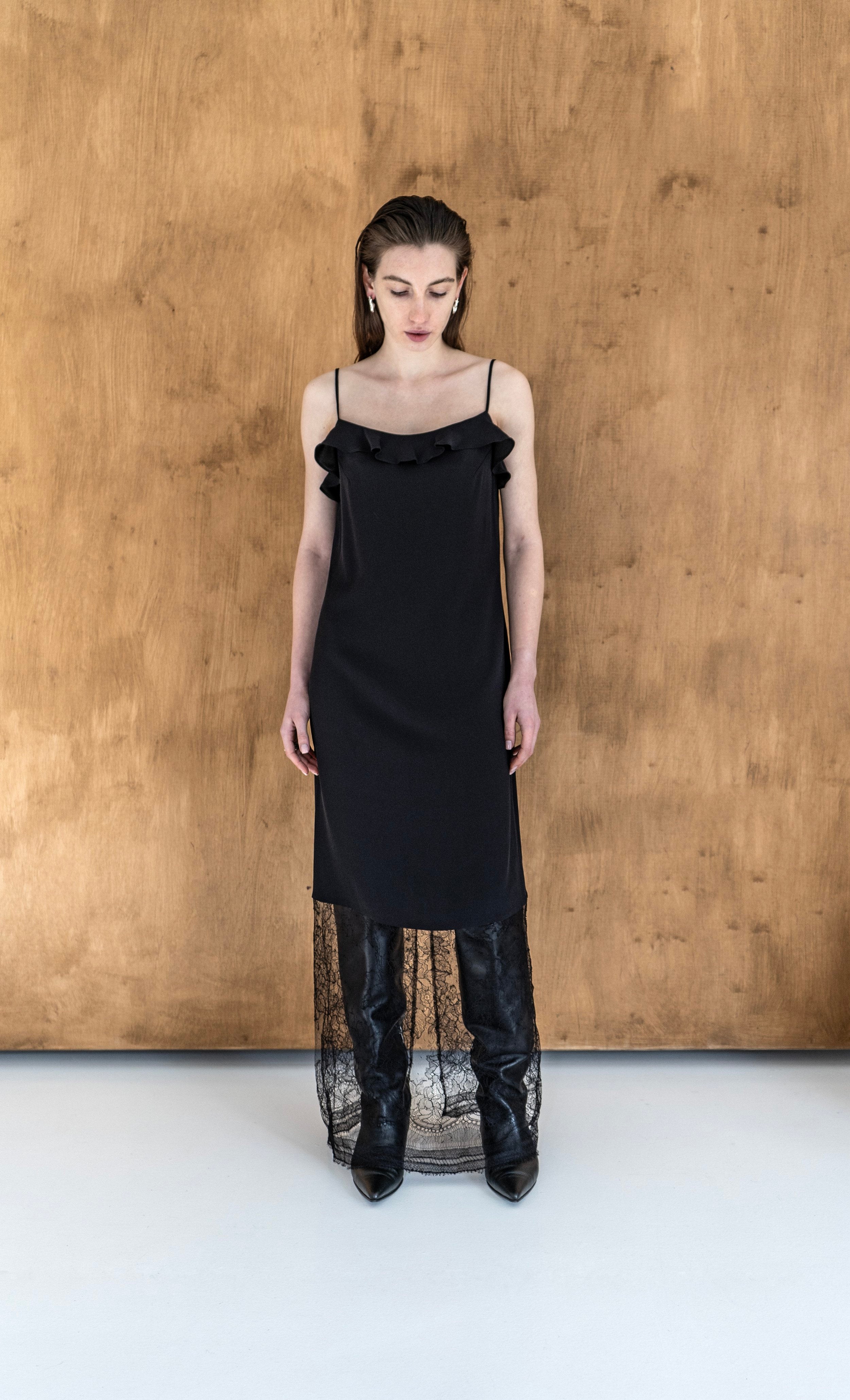 K M by L A N G E Kostel Long Lace Dress