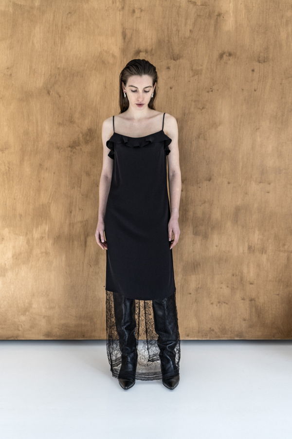 K M by L A N G E Kostel Long Lace Dress