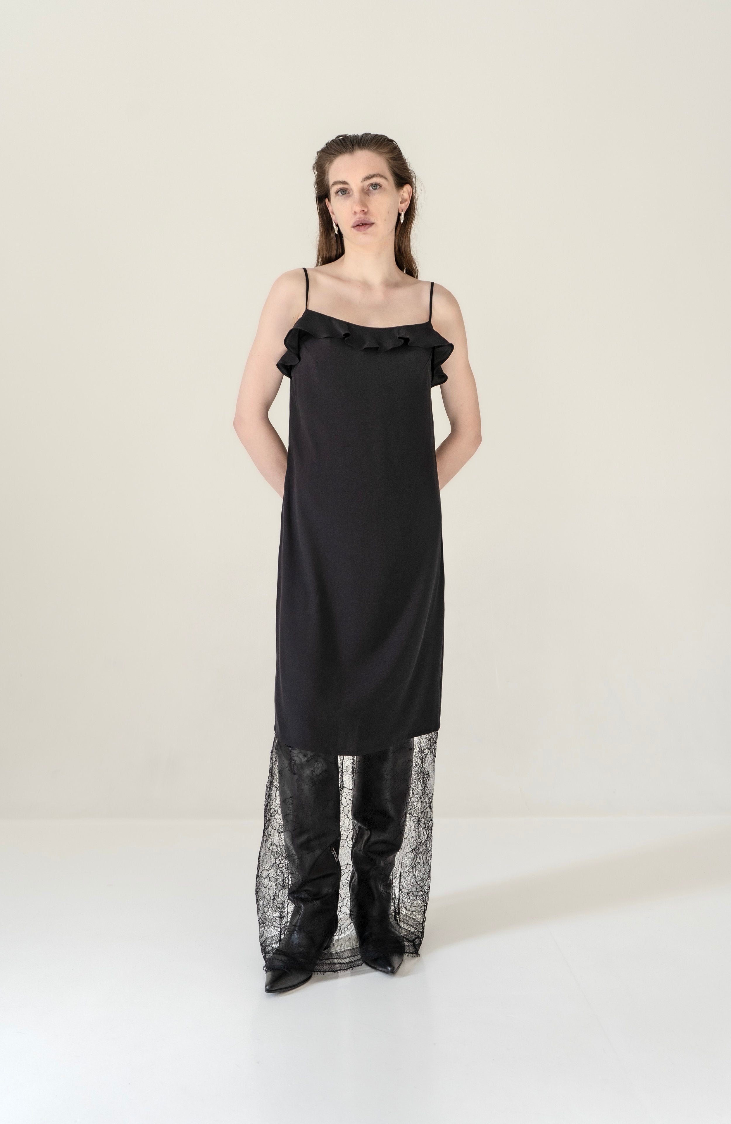 K M by L A N G E Kostel Long Lace Dress