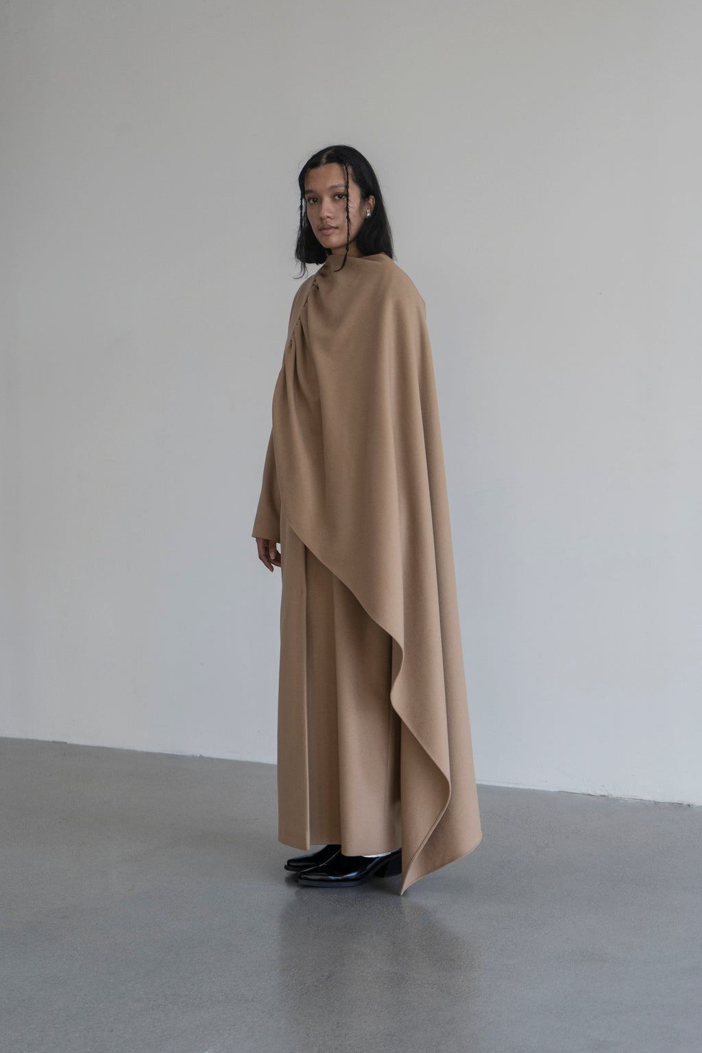 K M by L A N G E Kotsyubinsky Cashemere Coat - Camel