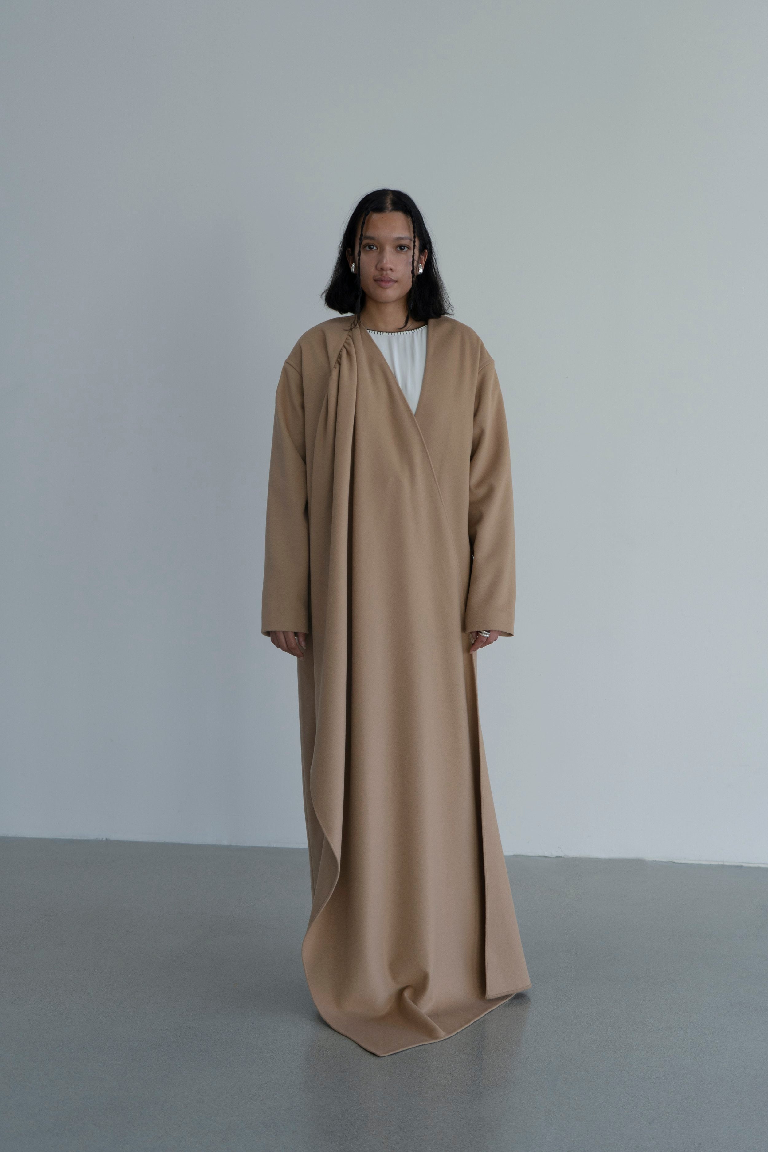 K M by L A N G E Kotsyubinsky Cashemere Coat - Camel