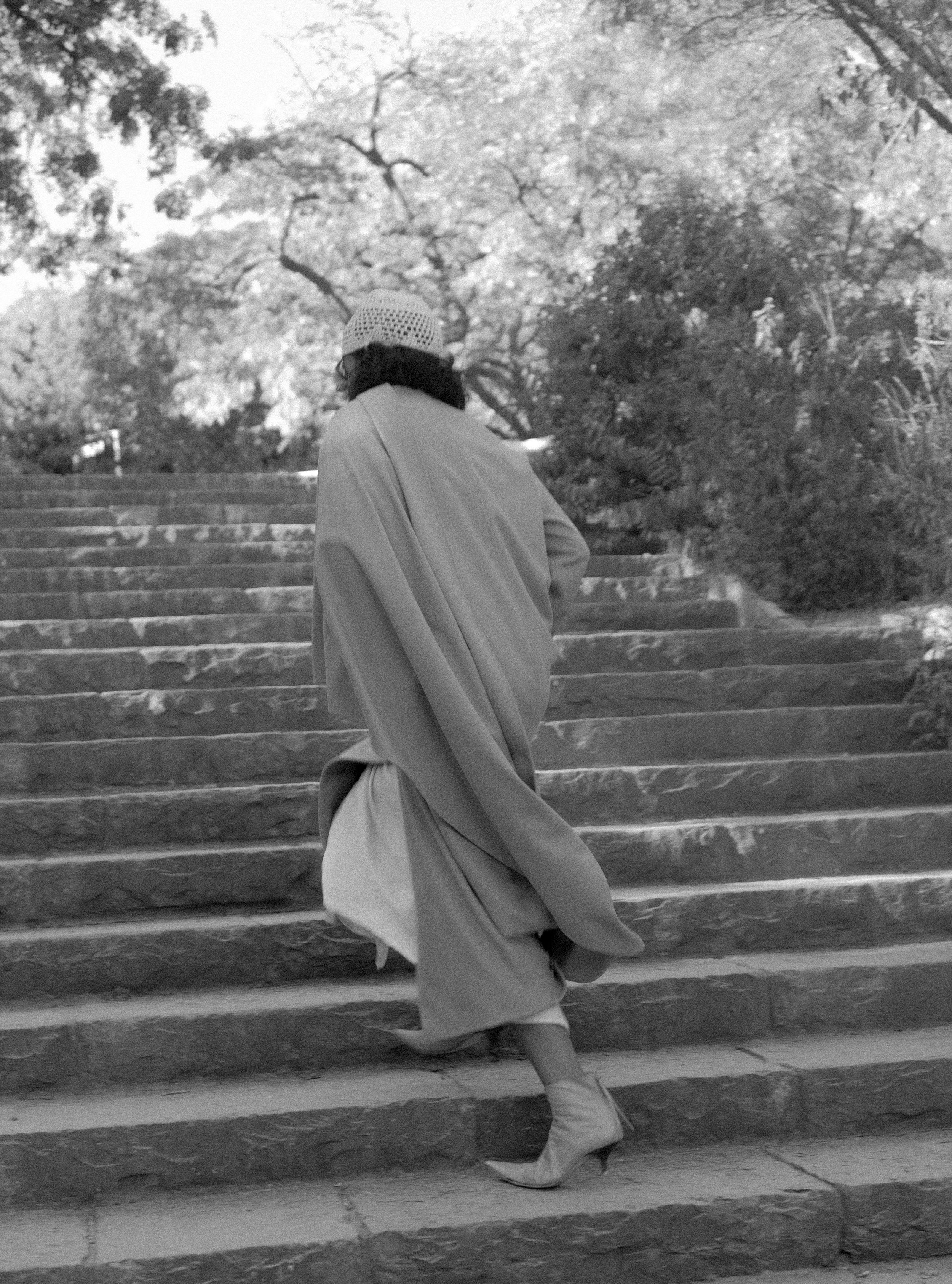 K M by L A N G E Kotsyubinsky Cashemere Coat - Camel